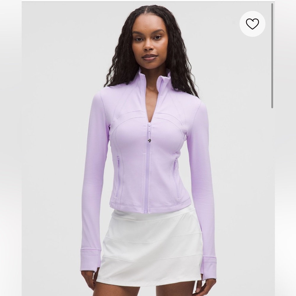 Lululemon Lavender frost Define cropped Jacket 💜